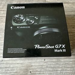 Canon PowerShot G7X Mark iii Camera 