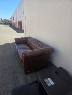 Leather Sofa and Chair Set