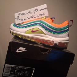 Brand New Authentic Nike Air Max 97 OA JL "London Summer Of Love" Size 9