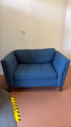 Blue sofa chair