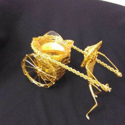Japanese Rickshaw Candle Holder