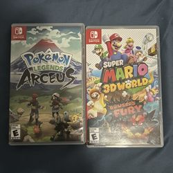 2 nintendo switch games 