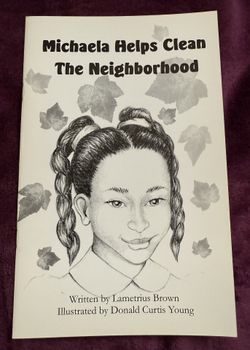 Michaela Helps Clean The Neighborhood 