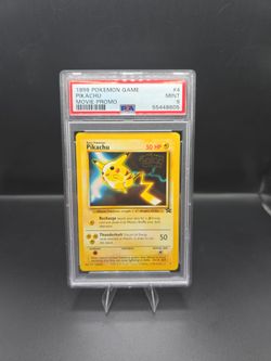 1999 Pokémon Pikachu Movie Promo #4 PSA 9 Mint