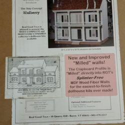 Mulberry Doll House Kit