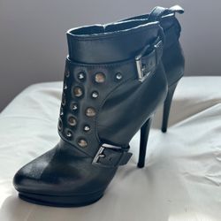 Michael Kors Studded Black Booties 