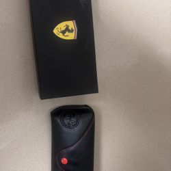 Scuderia Ferrari x Ray-Ban sunglasses case + outer box