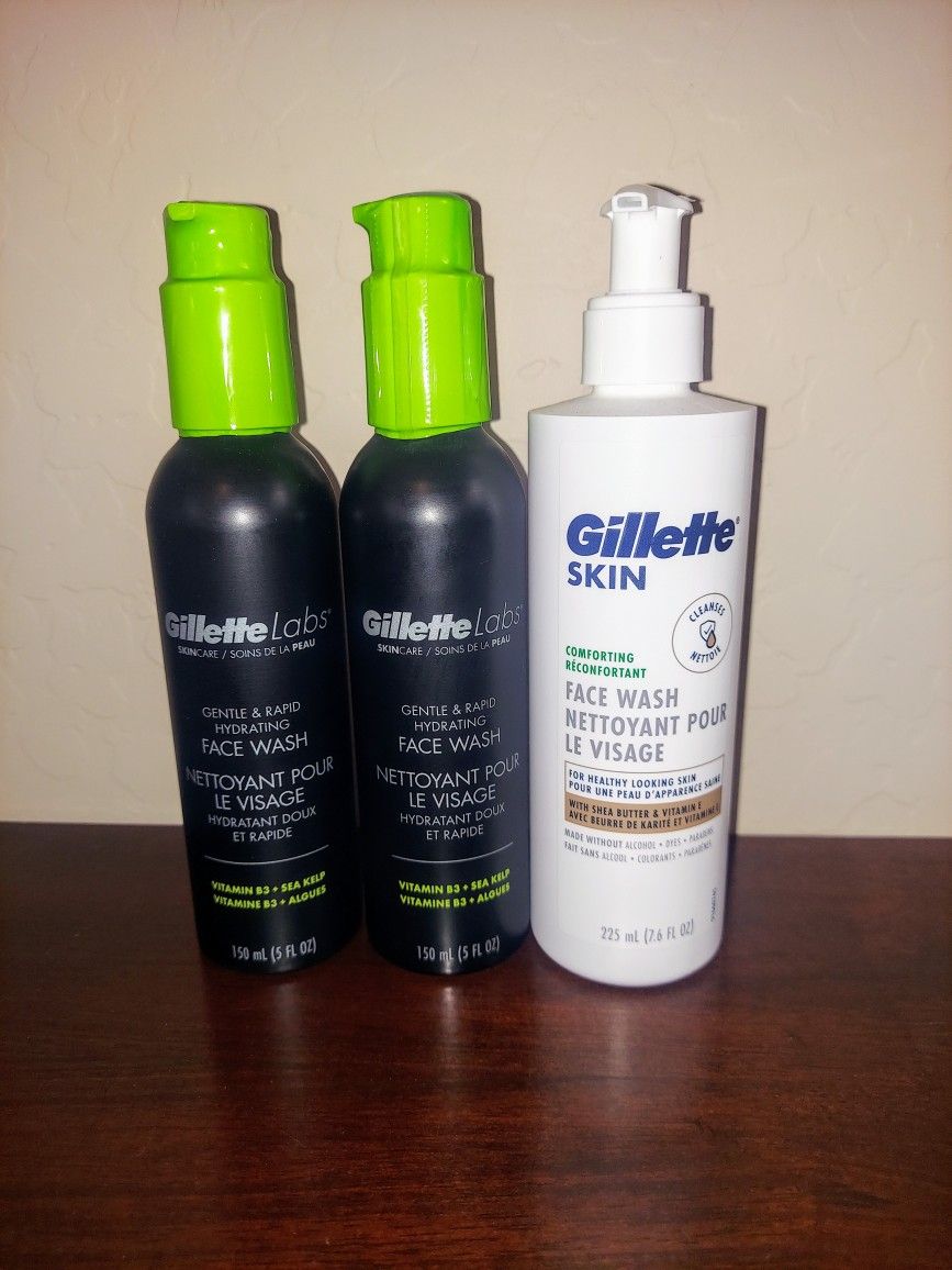 Gillette Facial Wash  - All 3 For $10 - Cross Streets Ray And Higley 