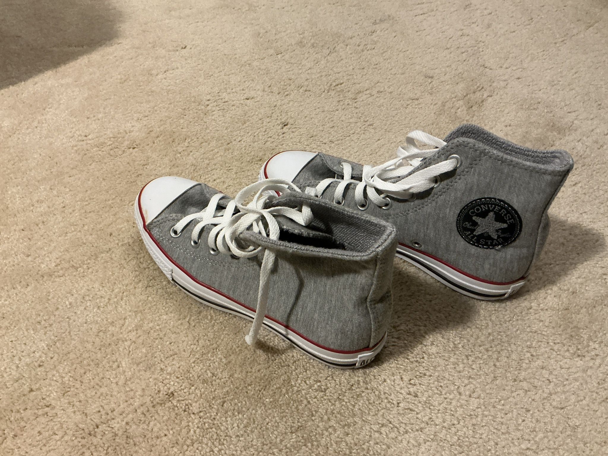 FLANNEL CONVERSE ALL STAR SHOES SIZE 7 Women BRAND NEW