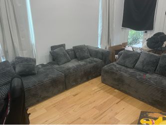 Boneless 3 Piece Couch