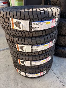 285/70r17 Falken tires en nuevas con 65,000 millas de garantía las 4