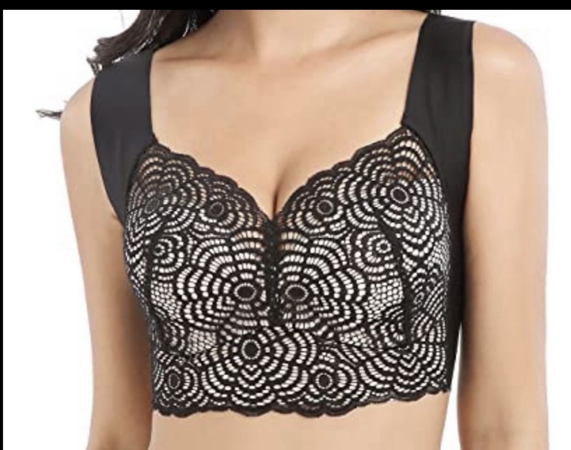 New Ultimate Lift Stretch Full-Figure Seamless Lace Cut-Out Bra, Extra Lift Bras Fits A 36-38DD...., $40 Each