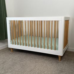 Babyletto Lolly 3-in-1 Convertible Crib with Toddler Bed Conversion Kit