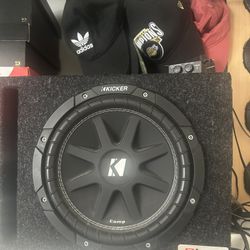 Kicker 10 Subwoofer Box, 4 Kickers 4 Inch Tower, Sound Xtreme  St-ap6 Epicenter