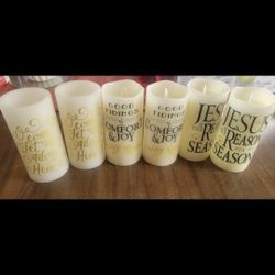 Flameless Candles-set of 6