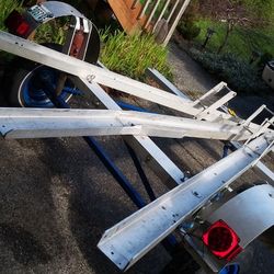 3 Rail Aluminum Motorcycle Trailer