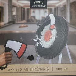 Brand New Studio Mercantile Ax & Star Throwing Yard Game(JUST TOYS NOT REAL)