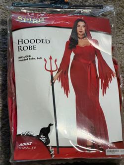Halloween hooded robe costume