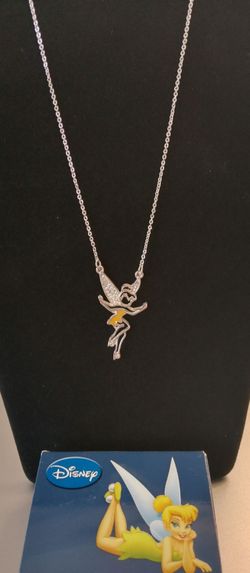 Avon Disney Shimmering Tinker Bell Necklace NIB