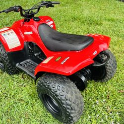 Kids Suzuki 90cc Atv. Adjustable Speed Control. Not A Cheap Foreign Brand.