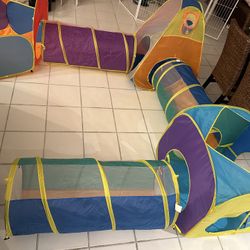 Foldable Kids Ball Out, Tunnel, Hide N Seek 6pieces