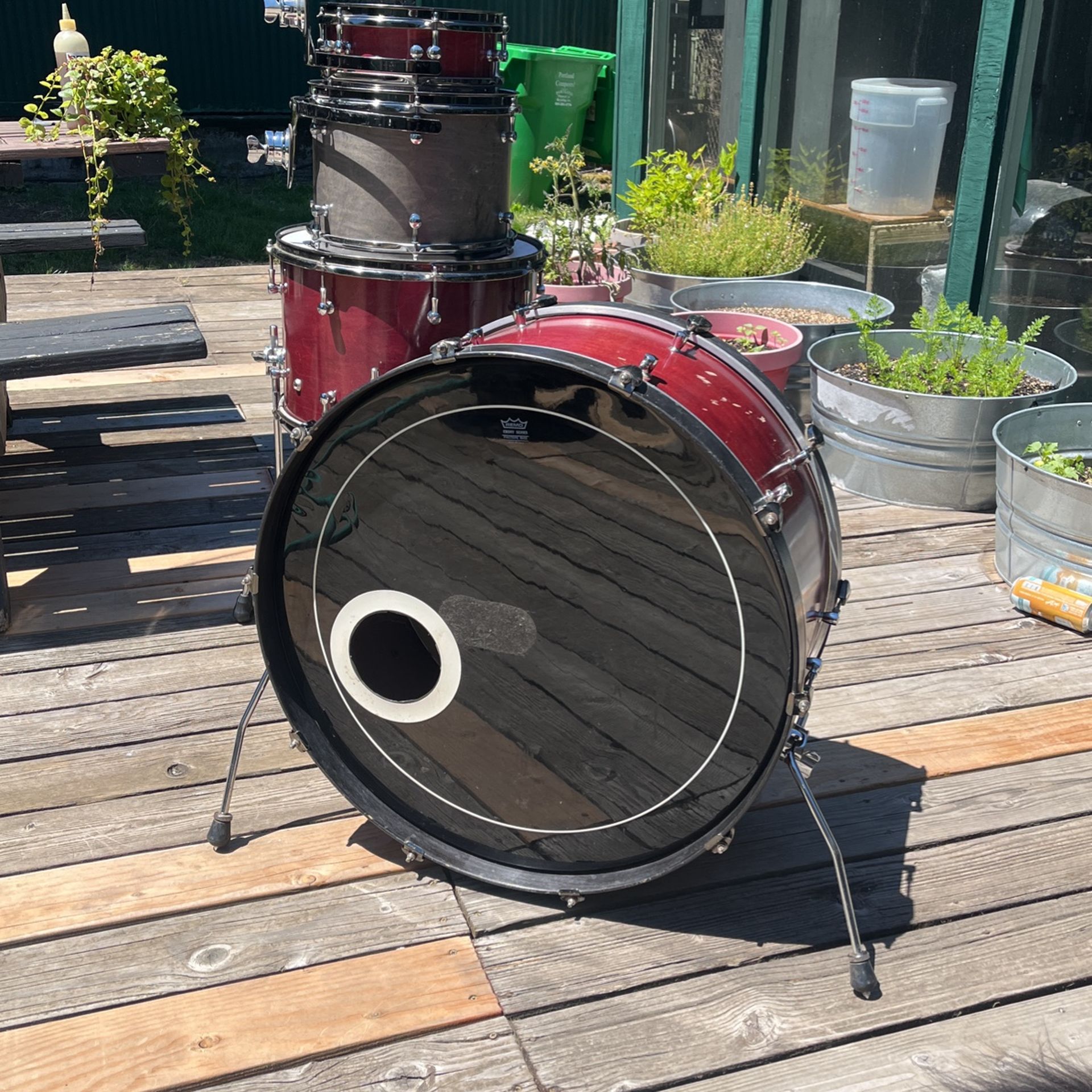 Custom Kirsch Drum Kit