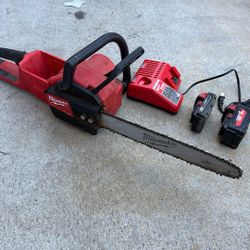 Milwaukee electric chainsaw