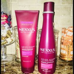 Set of 2 nexxus color assure 13.5oz shampoo•8.6oz cond•all $16