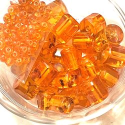 Lot Of Reconstituted Amber Beads