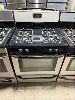 Frigidaire Stainless steel 4 burner range stove