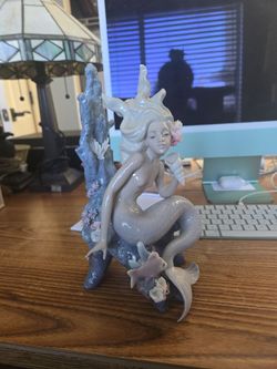Lladró Illusion Mermaid Porcelain Figurine