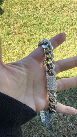 14k White Gold Filled 24” 14mm Cuban Chain 185g