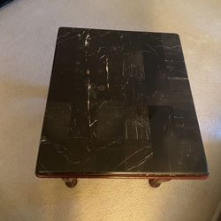 Granite End Table