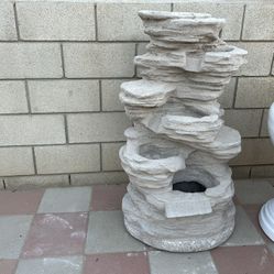 New Water Fountain Made Out Of Cement Perfect Gift 
