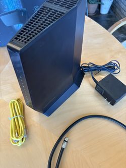 Netgear Nighthawk AX6 Cable Modem Plus Router Model CAX30S