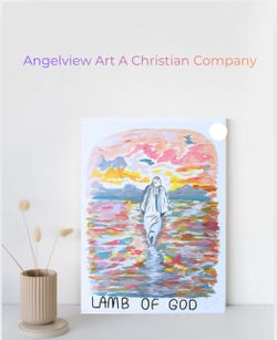 Home Decor | Painting| Jesus| Acrylic On Canvas| 14x11| Christian Faith And Spirituality 