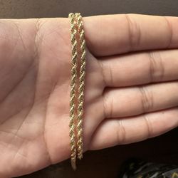 18K Rope Chain 