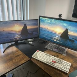 Two monitors 