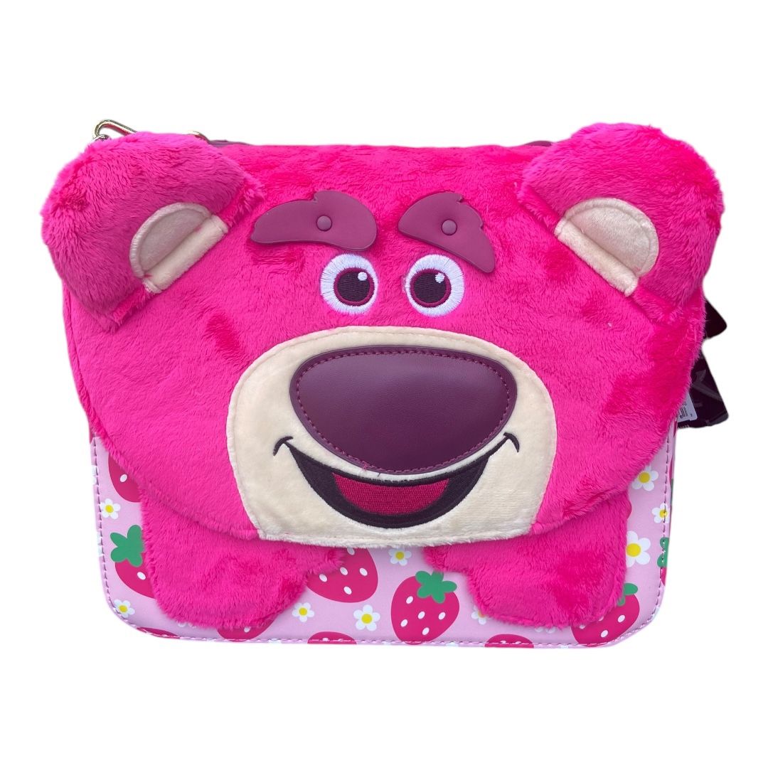 NWT Retired Scented Loungefly Exclusive Lotso Crossbody Bag Disney Toy Story