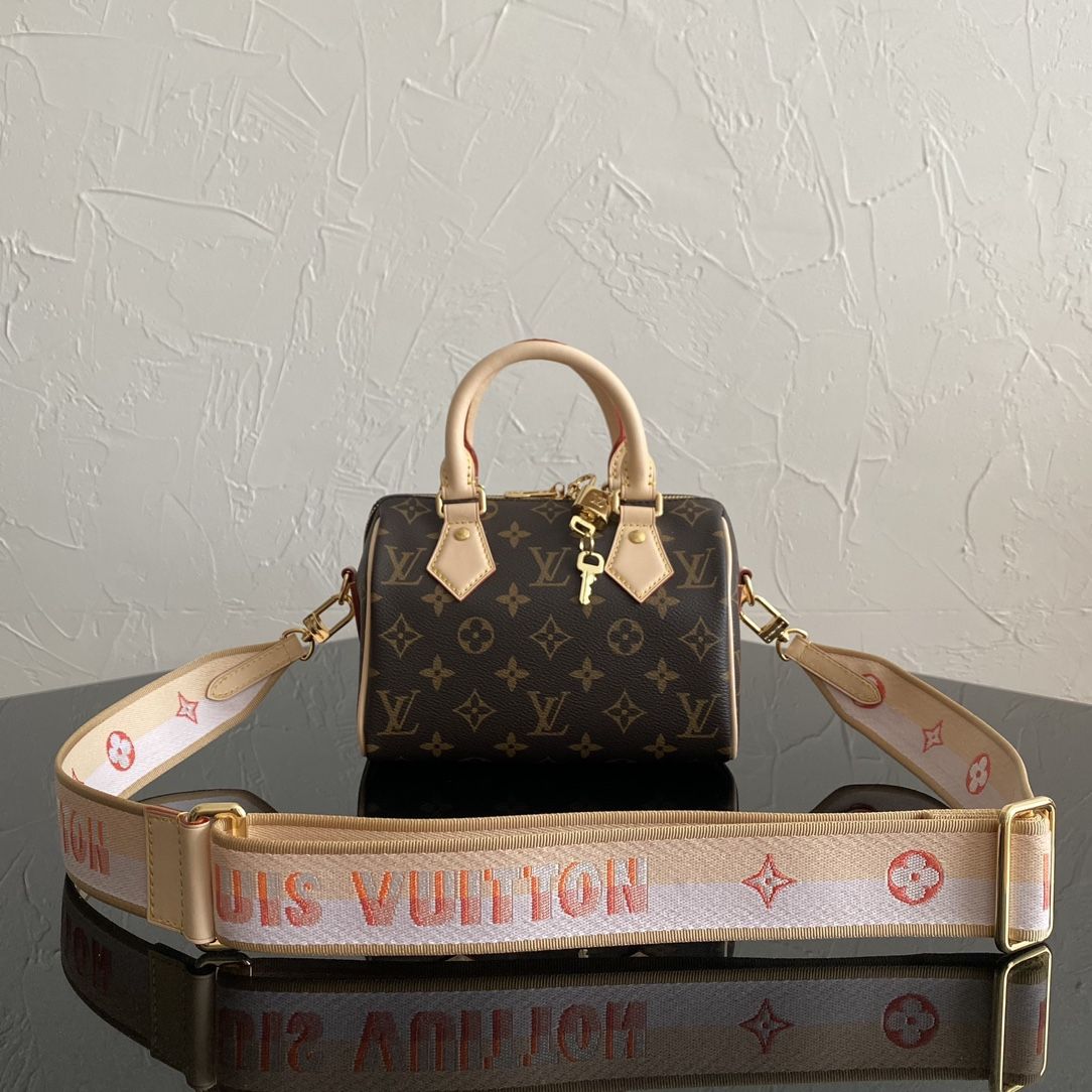 Louis Vuitton Classic Monogram Logo Adjustable Shoulder Bag Wonens