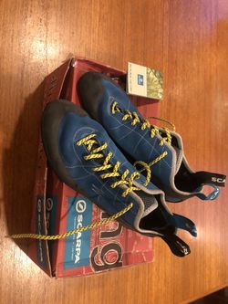 Scarpa Climbing Shoes NEW Helix Hyper Hour Men’s 45 1/2 Or 11 2/3 US