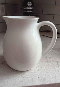 White pitcher