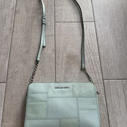 Michael Kors Women's Jet Set Medium Safffiano Leather Crossbody Bag Admiral Blue