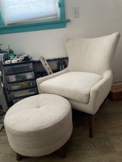 Chair and ottoman