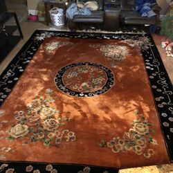 Area Rug Handmade Vintage 