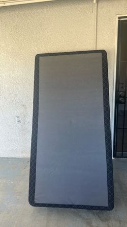 Twin mattress, twin boxspring, and a twin frame