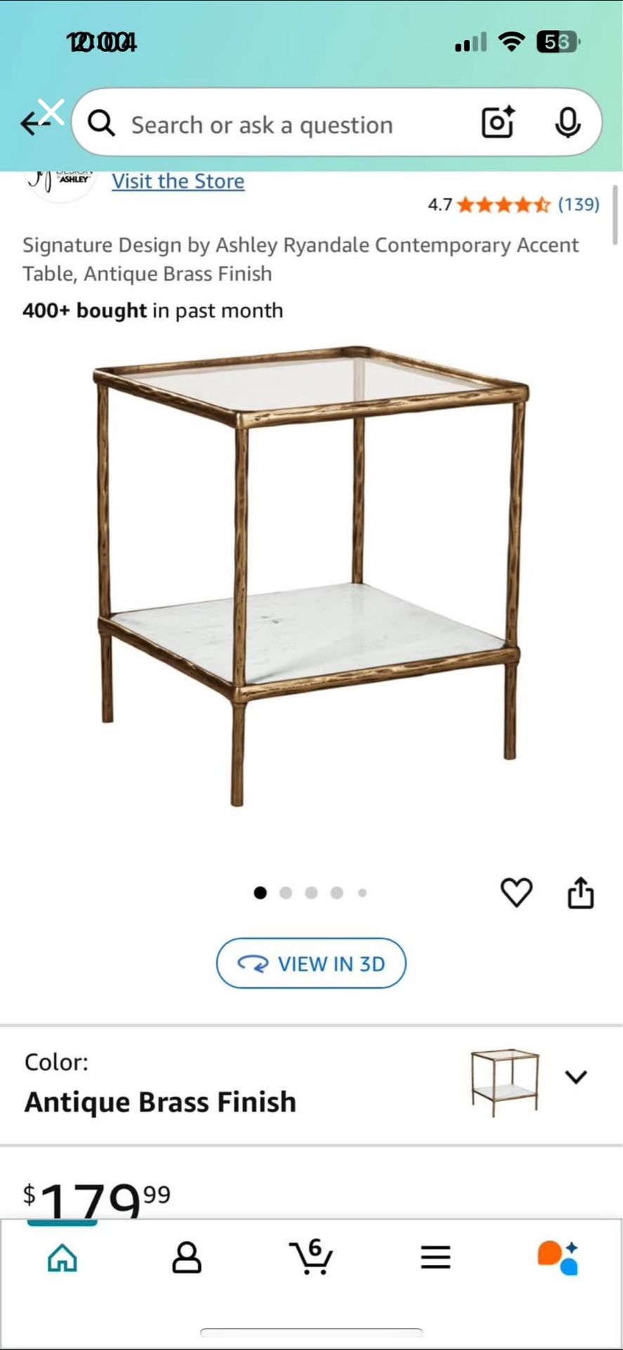 Ashley Furniture Ryandale Accent Table