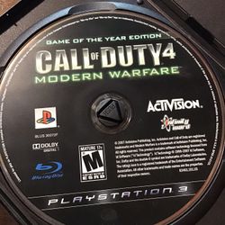 Call Of Duty 4 Modern Warfare PS3 