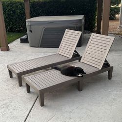 BROWN / BLACK Foldable Outdoor Chaise Pool Lounge Chair Folding Sun bed Patio Couch Reclining lounge