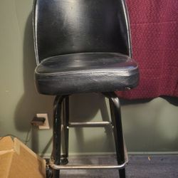 Leather Bar Stool